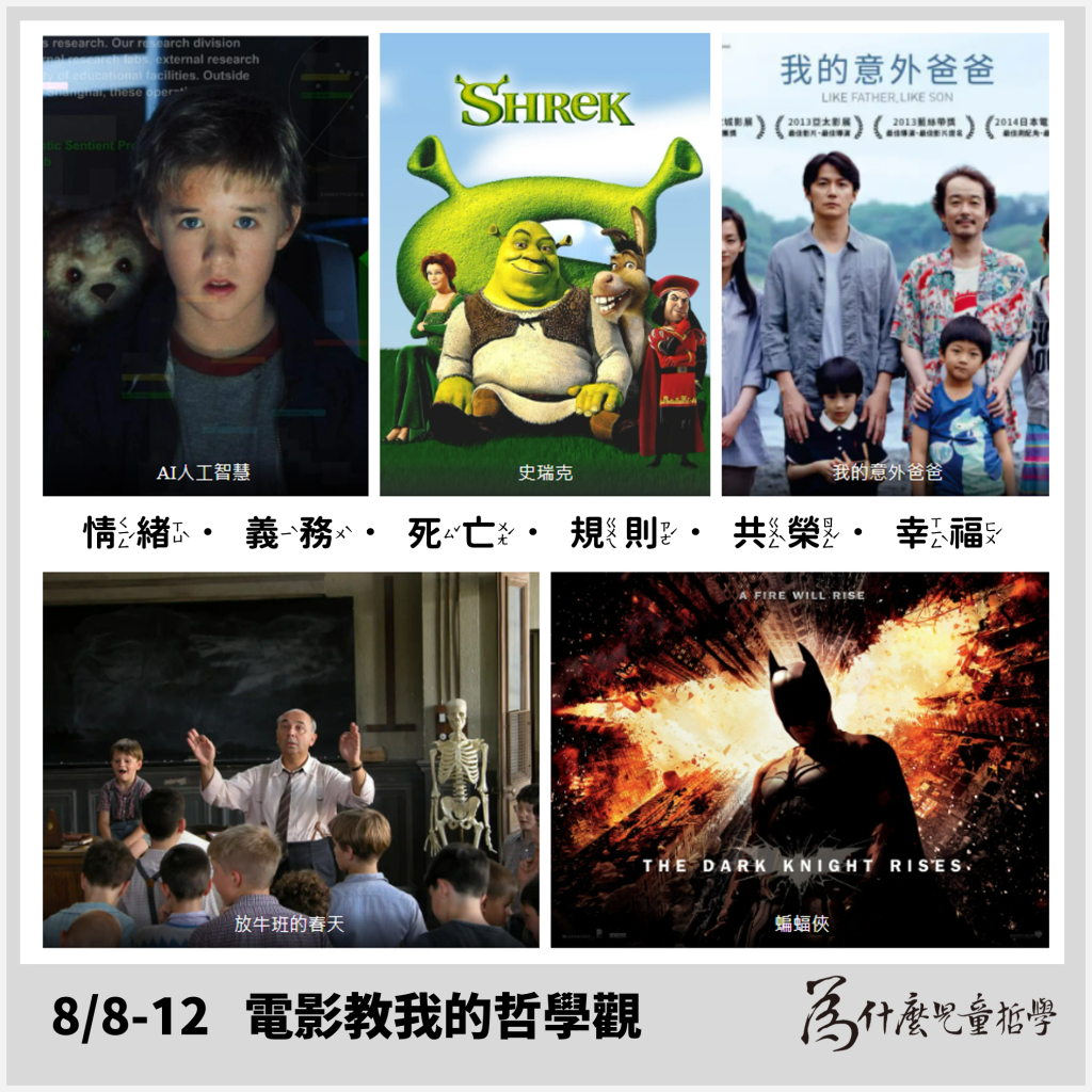 2022暑假營隊|電影教我的哲學觀